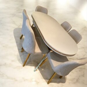 MESA TURCA BLANCO LISO  M