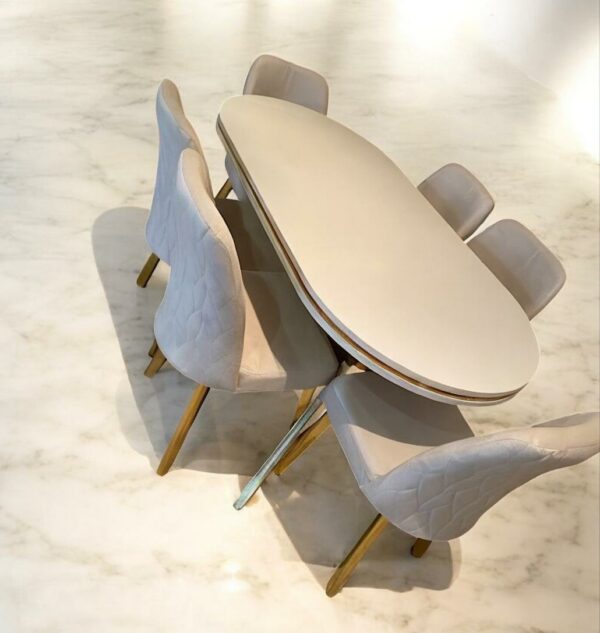 MESA TURCA BLANCO LISO  M