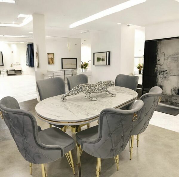 MESA TURCA MARMOL GRIS  G